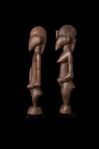 Pair of Altar Figures - Senufo People, northern Ivory Coast M41 2