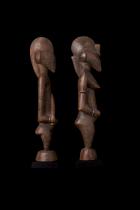 Pair of Altar Figures - Senufo People, northern Ivory Coast M41 4