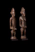 Pair of Altar Figures - Senufo People, northern Ivory Coast M41 5