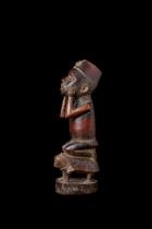 Figure seated on tortoise - Yombe People, D.R. Congo M38 2