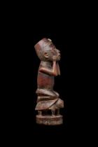 Figure seated on tortoise - Yombe People, D.R. Congo M38 4