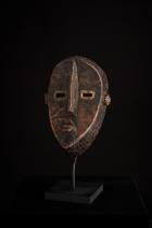 Copper Covered Mask - Lwalwa (Lwalu) People, D.R. Congo 1