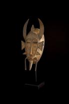 Bronze Kpeli Mask - Senufo People, Ivory Coast - CGM42 1