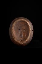 Wood and Pigment mask - Lega People, D.R.Congo CGM18