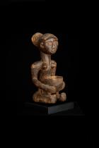 Seated Female Divination Figure, or Mboko - Luba People, D.R.Congo - CGM27 5