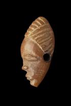 Set of 3 Carved Wooden Amulets - D.R. Congo - On Reserve 6