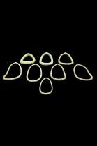 Set of 8 Ancient Copper Alloy Anklets/Currency - Lobi, Bobo and Fra Fro People, Southern Burkina Faso, and Northern Ghana 1