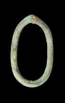 Set of 8 Ancient Copper Alloy Anklets/Currency - Lobi, Bobo and Fra Fro People, Southern Burkina Faso, and Northern Ghana 3