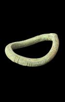 Set of 8 Ancient Copper Alloy Anklets/Currency - Lobi, Bobo and Fra Fro People, Southern Burkina Faso, and Northern Ghana 6