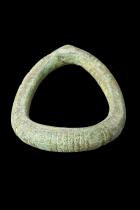 Set of 8 Ancient Copper Alloy Anklets/Currency - Lobi, Bobo and Fra Fro People, Southern Burkina Faso, and Northern Ghana 7