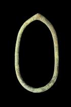 Set of 8 Ancient Copper Alloy Anklets/Currency - Lobi, Bobo and Fra Fro People, Southern Burkina Faso, and Northern Ghana 12