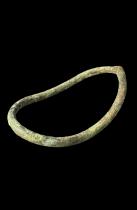 Set of 8 Ancient Copper Alloy Anklets/Currency - Lobi, Bobo and Fra Fro People, Southern Burkina Faso, and Northern Ghana 13