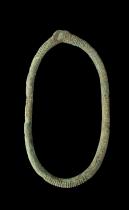 Set of 8 Ancient Copper Alloy Anklets/Currency - Lobi, Bobo and Fra Fro People, Southern Burkina Faso, and Northern Ghana 17