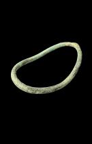 Set of 8 Ancient Copper Alloy Anklets/Currency - Lobi, Bobo and Fra Fro People, Southern Burkina Faso, and Northern Ghana 19