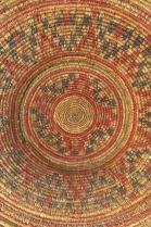 Large Antique Leather-Trimmed Harari Basket - Ethiopia 3