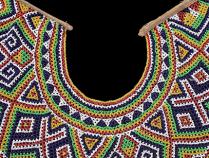 'Marek Empang' Beaded Collar - Iban People, Sarawak, Borneo 2