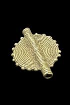 18 Hand-Cast Sun Bead - Baule People, Ivory Coast 2