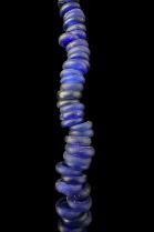 Cobalt Blue Annular Wound Beads - Dogon People, Mali 5