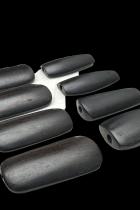 12 Ebony Wood Beads 10