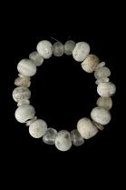 Old Milky White Glass Trade Beads 3