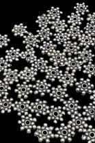 110 Tribal Silver Beads 1