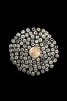 95 Tuareg Silver Cornerless Cube Beads 1