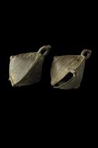 2 Bronze Diviners Bells - Lobi People, Burkina Faso 1