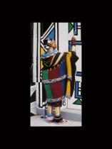 'Nguba' Blanket Cape with Beadwork - Ndebele People, South Africa - 3427 16