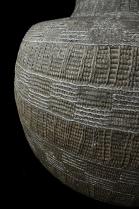 Vintage ChoCho Milk Container Basket on Custom Stand - Borana People, Ethiopia 2