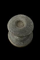 Vintage ChoCho Milk Container Basket on Custom Stand - Borana People, Ethiopia 4