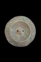 Brass and Copper Metal Disc for Hat - Ekonda Culture, D.R. Congo  3