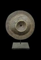 Brass and Copper Metal Disc for Hat - Ekonda People, D.R. Congo