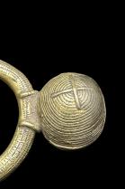 Antique Bronze Crotal Ringing Bell Bracelet - West Africa (Possibly Dan People) 7