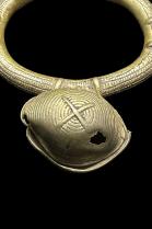 Antique Bronze Crotal Ringing Bell Bracelet - West Africa (Possibly Dan People) 8