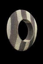 Woven Futuristic Bangle w/ Grey Stripes  (174SNK) 1