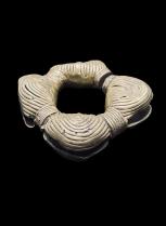 4 Corner Bell Currency Bracelet - West Africa 1