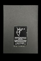 Embroidered Hut - One-of-a-kind card - South Africa 1