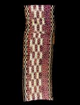 Raffia Cloth with Cowrie Shells - Kuba people, D.R. Congo (#30) 1