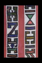 Framed 'Linga Koba' Beaded Adornment - Ndebele People, South Africa (1330) 1