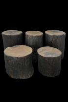 Set of 5 Copper Topper Display Pedestals