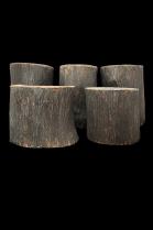 Set of 5 Copper Topper Display Pedestals 1