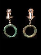 Ancient Djenne Rings with copper and sterling clips - Sold 5