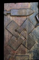 Decorative Carved Door - Yoruba People, Nigeria 1