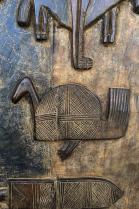Decorative Carved Door - Yoruba People, Nigeria 2