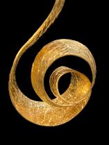 Sterling silver and gold vermeil spiral earrings (EHC 345V) - Sold 5