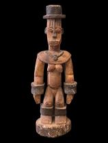 Female and Male Pair of Statues - Urhobo people, Nigeria 1