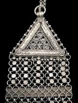 'Chandan Haar,' Silver Five-Stranded Necklace - Punjab, India 3