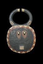Repaired Goli Mask - Baule People, Ivory Coast
