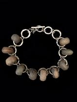 Mekong River Stone Bead Necklace (HM34)  2