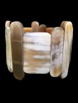 Elastic Horn Bracelet (Cream) 1 left